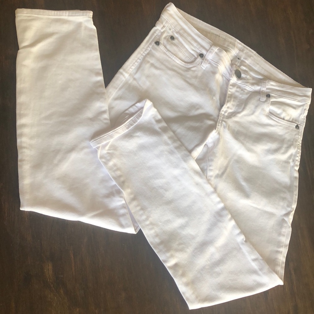 NWOT Kut White Skinny Jeans